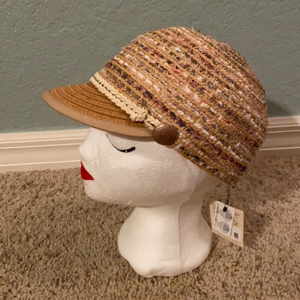 Grace Hats Floral Paperboy Hat